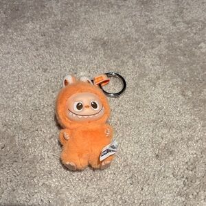 Labubu Pin For Love - Letter J (Orange)